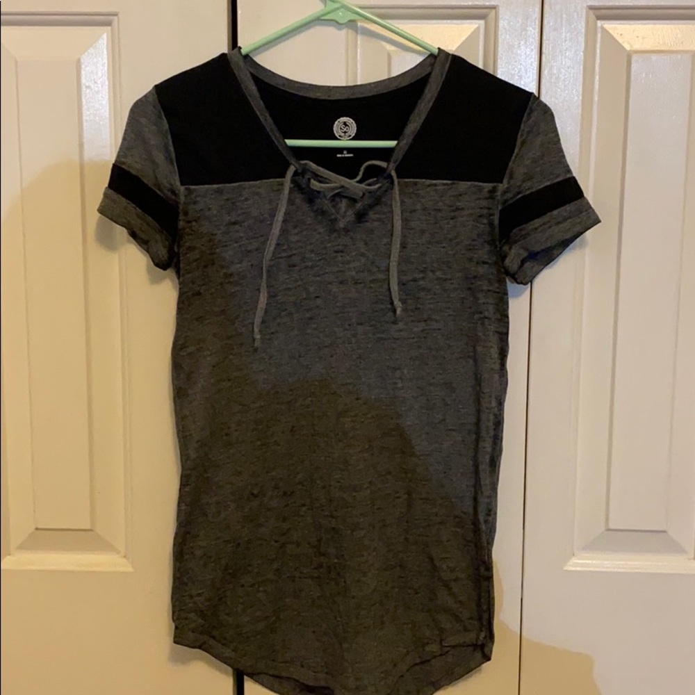 Black and Grey T-shirt